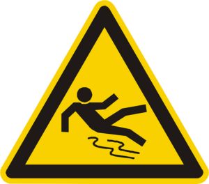 slip and fall sign